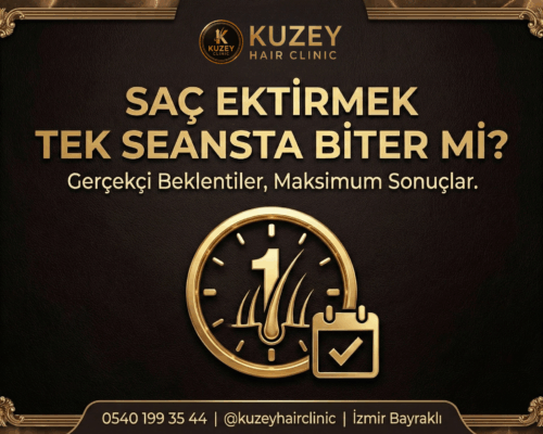 Saç Ektirmek Tek Seansta Biter mi? | Kuzey Clinic