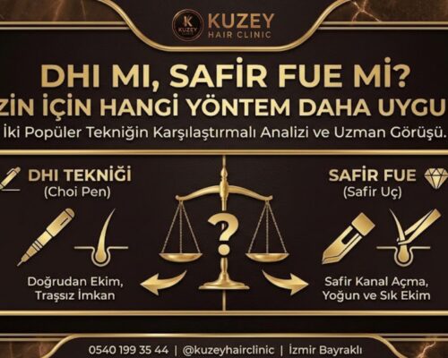 DHI mı, Safir FUE mi? Sizin İçin Hangi Yöntem Daha Uygun?