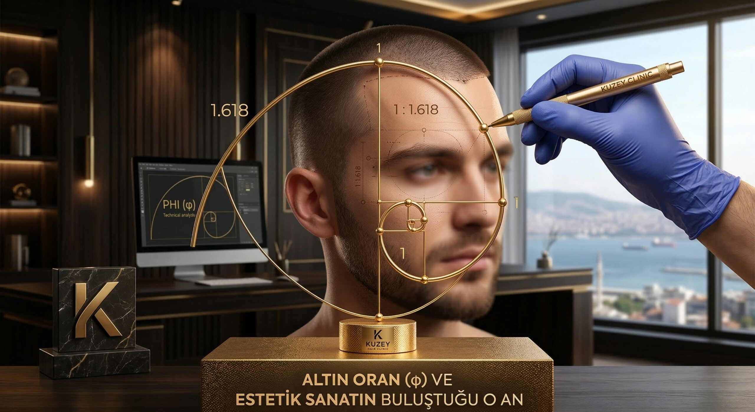 Kuzey Clinic Altın Oran Saç Çizgisi Tasarımı Masterclass Blog Kapak Görseli
