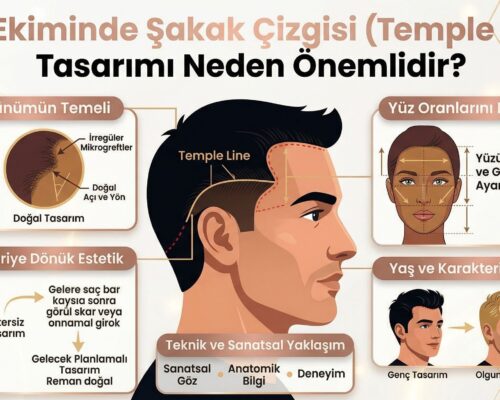 Saç Ekiminde Şakak Çizgisi (Temple Line) Tasarımı Neden Önemlidir?