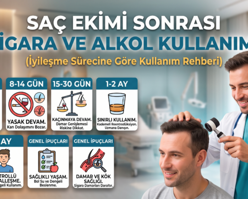 Saç Ekimi Sonrası Sigara ve Alkol Kullanımı
