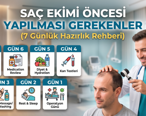 Saç Ekimi Öncesi Yapılması Gerekenler (7 Günlük Hazırlık Rehberi)