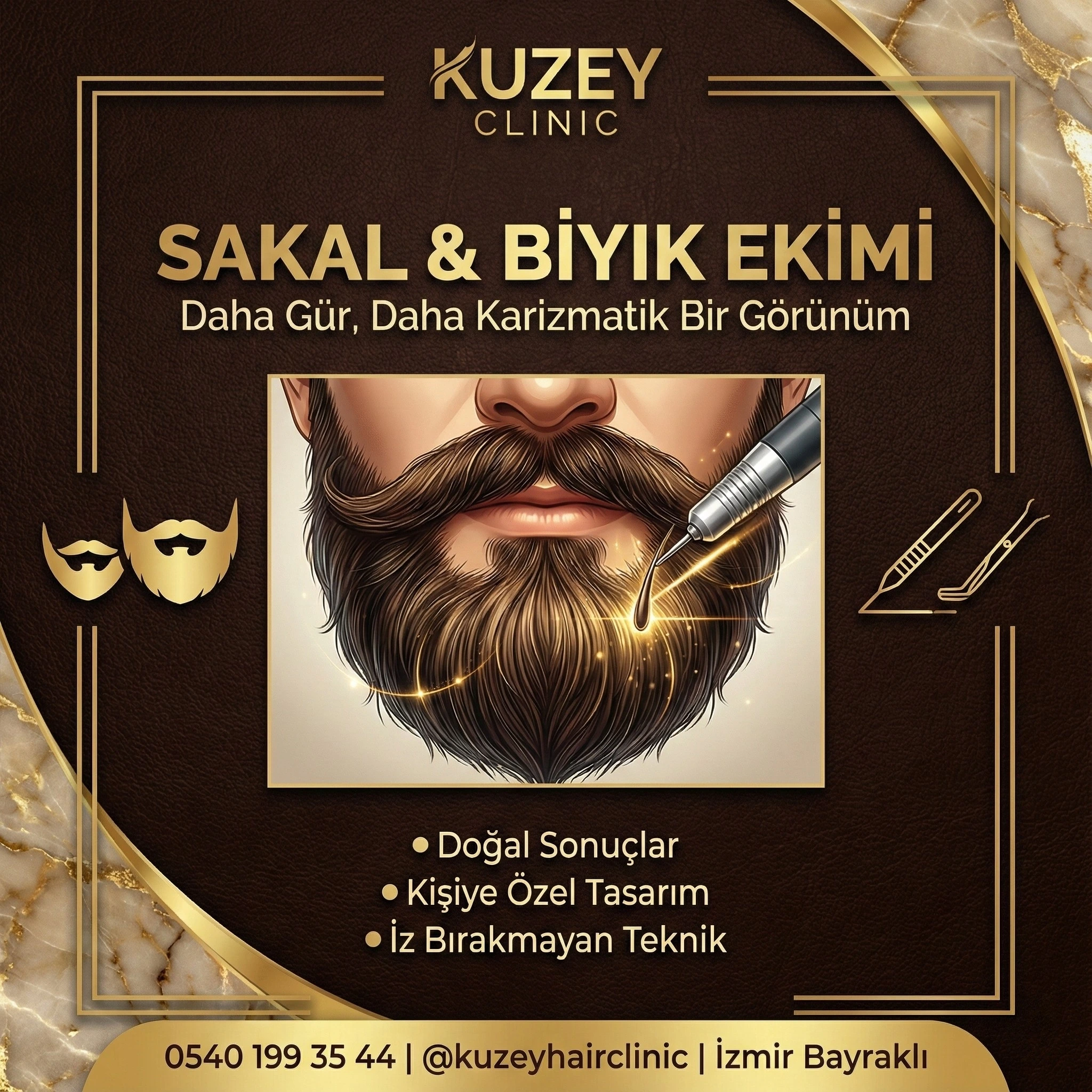 Sakal ekimi için kişiye özel değerlendirme İzmir