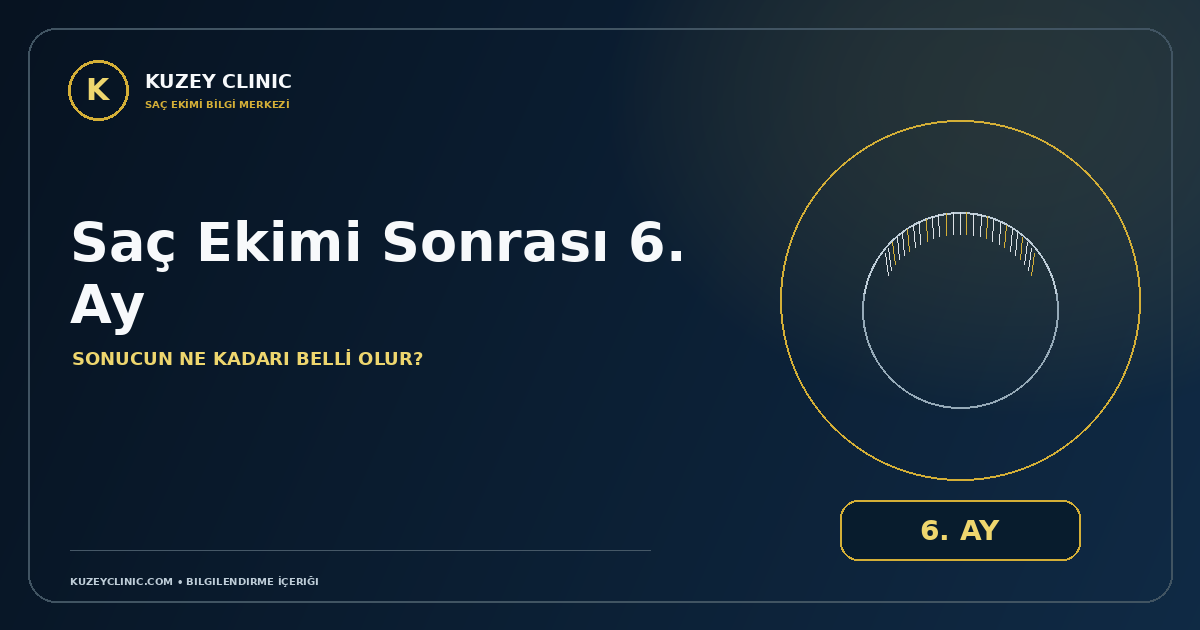 Saç Ekimi Sonrası 6 Ay Sonucun Ne Kadarı Belli Olur   Kuzey Clinic