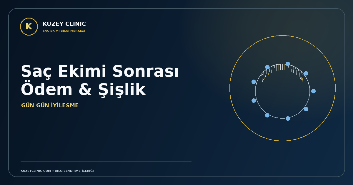 Saç Ekimi Sonrası Ödem ve Şişlik Gün Gün İyileşme   Kuzey Clinic