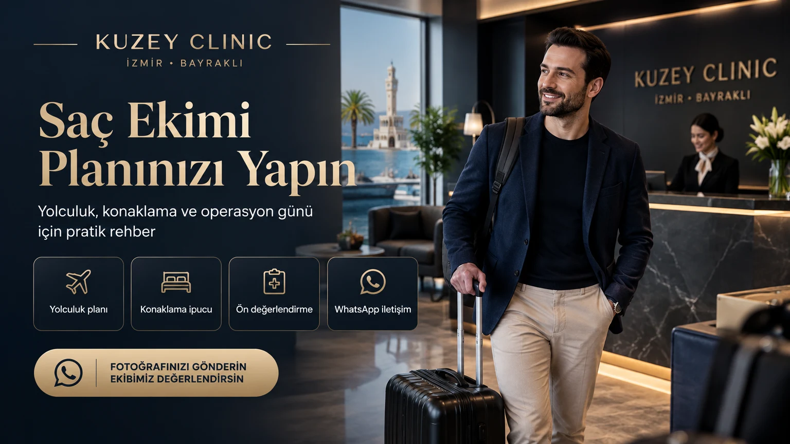 Aydından İzmirBayraklıya Saç Ekimi İçin Gelenler Yolculuk Konaklama ve Operasyon Günü Nasıl Planlanır Kuzey Clinic | İzmir Saç Ekimi Merkezi Aydından İzmirBayraklıya Saç Ekimi İçin Gelenler Yolculuk Konaklama ve Operasyon Günü Nasıl Planlanır Kuzey Clinic İzmir