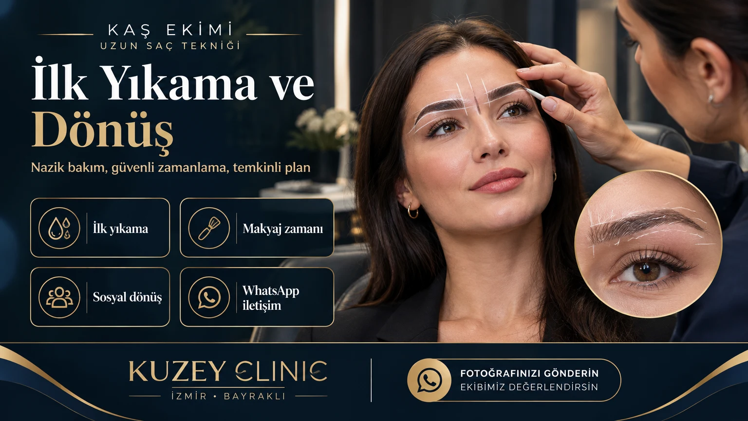 Long Hair Kaş Ekimi Sonrası İlk Yıkama Makyaj ve Sosyal Hayata Dönüş   Kuzey Clinic İzmir