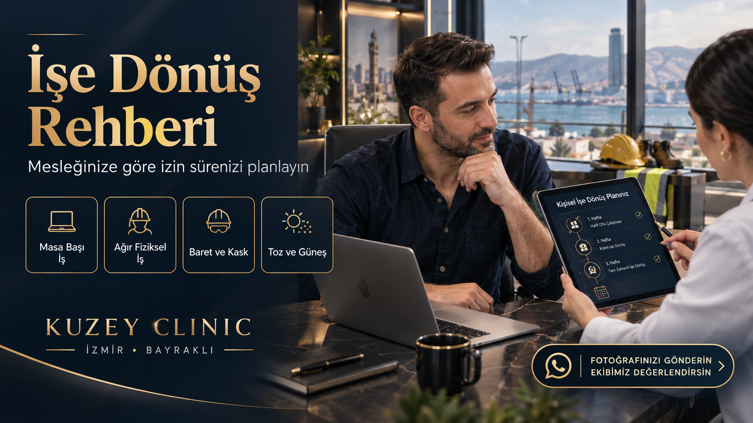 Saç Ekimi Sonrası İşe Ne Zaman Dönülür Masa Başı ve Fiziksel İşler İçin Rehber   Kuzey Clinic İzmir