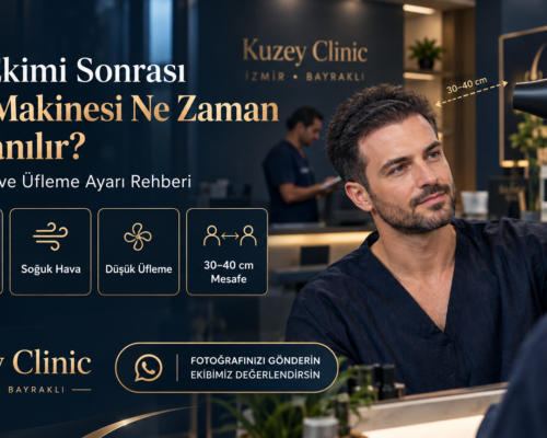 Saç Ekimi Sonrası Saç Kurutma Makinesi Ne Zaman Kullanılır? Isı ve Üfleme Ayarı Rehberi